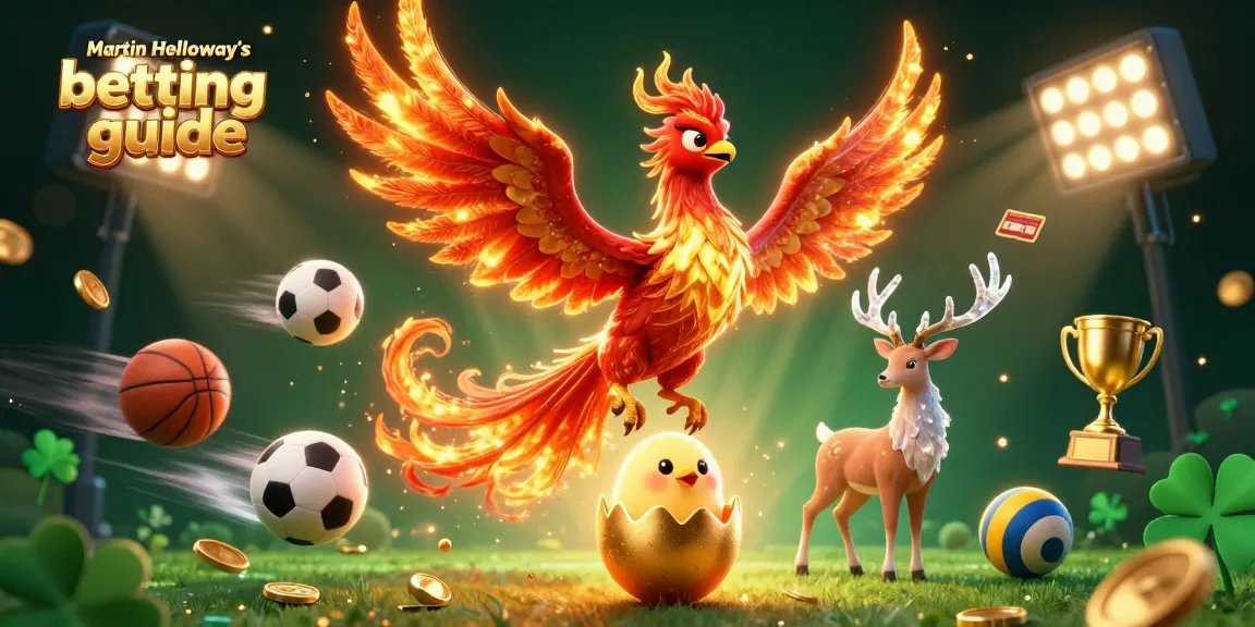 Engage with Martin Holloway’s betting guide showcasing dynamic sports betting action with colorful elements and characters.