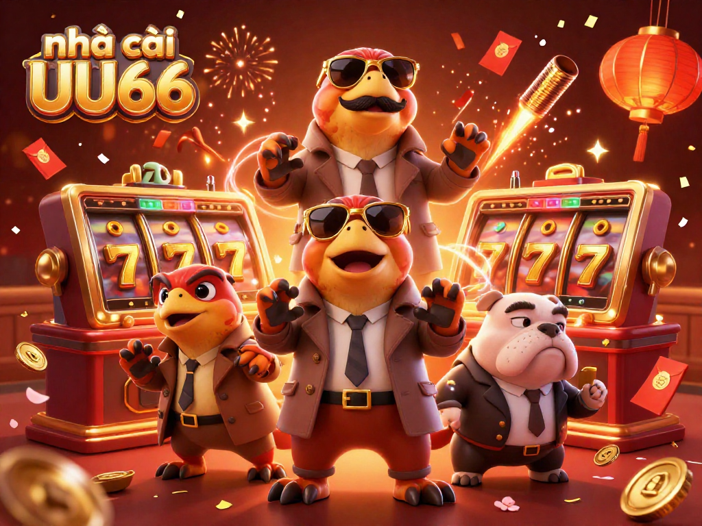 Engage with the lively atmosphere of nhà cái UU666's VIP casino experience with colorful characters and action.